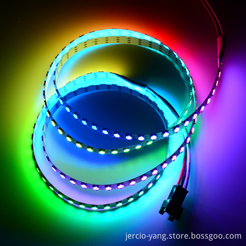 SK6812 built-in IC, 5050RGB phantom lamp double signal transmission, compatible with APA102, adhesive waterproof
